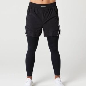 Alphalete Men's Infinity 2-in-1 Speed Short Basketball Workout Gym Sz Small